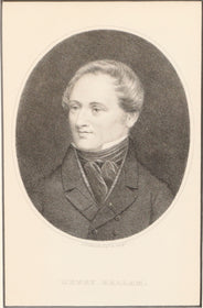 ORIGINAL ENGLISH LITHOGRAPH 1875 HENRY HALLAM  (1777-1859)