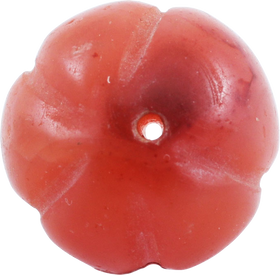 VIKING CARNELIAN BEAD, 900-1050 AD