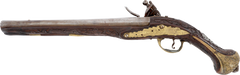 OTTOMAN TURKISH FLINTLOCK PISTOL, 18TH-EARLY 19TH CENTURY - Fagan Arms