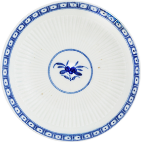 WORCESTER EXPORT UNDER BOWL OR SAUCER, C.1785