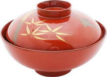 JAPANESE LACQUERED BOWL OWAN, MEIJI PERIOD, 1867-1912