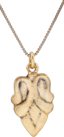SCANDINAVIAN HEART PENDANT NECKLACE, 11TH-12TH CENTURY AD