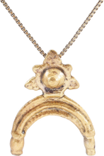 LOVELY VIKING LUNAR PENDANT NECKLACE, 800-1050 AD