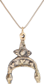 VIKING LUNAR PENDANT NECKLACE, 800-1050 AD