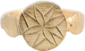 MEDIEVAL EUROPEAN RING, SIZE 8 3/4