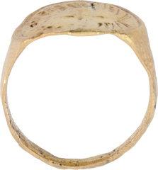 MEDIEVAL CHRISTIAN RING 8TH-10TH CENTURY AD 10 3/4 - Fagan Arms
