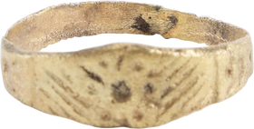 ENGLISH MAN’S RING, 16TH CENTURY, SIZE 10 ½
