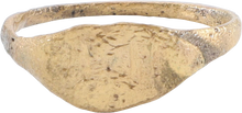 GRECO-ROMAN RING, C.200 BC-100 AD, SIZE 9 3/4