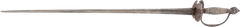 A EUROPEAN GILT IRON HILTED SMALLSWORD C.1740-60 - Fagan Arms