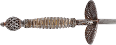 A EUROPEAN GILT IRON HILTED SMALLSWORD C.1740-60 - Fagan Arms