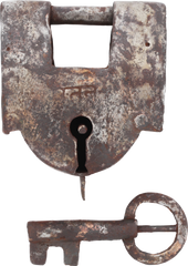 IRON SLAVE LOCK, C.1800-50 - Fagan Arms
