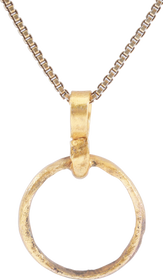 VIKING BEARD RING NECKLACE, 9TH-11TH CENTURY