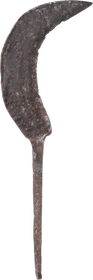 RARE EUROPEAN GARDEN SICKLE 1200-1300 AD