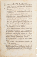 ACTUAL PAGE PRINTED BY BENJAMIN FRANKLIN IN 1752 - Fagan Arms