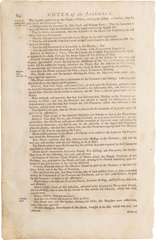 ACTUAL PAGE PRINTED BY BENJAMIN FRANKLIN IN 1752 - Fagan Arms