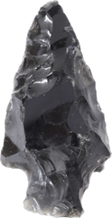 PRE-COLUMBIAN OBSIDIAN VOTIVE ARROWHEAD C.1000 BC-800 AD - Fagan Arms