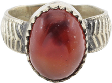 EASTERN EUROPEAN GYPSY GEMSTONE RING, SIZE 8