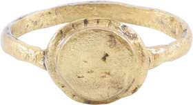 BYZANTINE/MEDIEVAL RING C.500-800 AD, SIZE 9 ¾