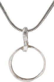 VIKING BEARD RING NECKLACE, 9th-11th CENTURY AD