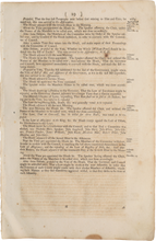 ACTUAL PAGE PRINTED BY BENJAMIN FRANKLIN IN 1752