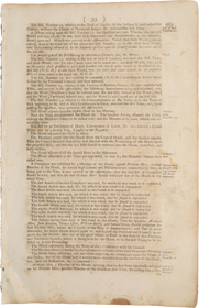ACTUAL PAGE PRINTED BY BENJAMIN FRANKLIN IN 1752