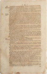 ACTUAL PAGE PRINTED BY BENJAMIN FRANKLIN IN 1752 - Fagan Arms