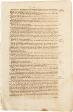 ACTUAL PAGE PRINTED BY BENJAMIN FRANKLIN IN 1752