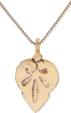 VIKING HEART PENDANT NECKLACE, C.950-1050 AD