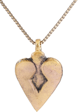 ANCIENT VIKING HEART PENDANT NECKLACE, 866-1067 AD