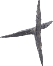 LARGE MEDIEVAL EUROPEAN CALTROP 13TH-15TH CENTURY AD