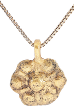 ROMAN WHEEL OF FORTUNE AMULET NECKLACE, 200-550 AD