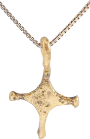 NORTHERN EUROPEAN CONVERT’S CROSS NECKLACE, 9th-10th CENTURY