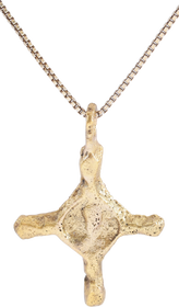 EUROPEAN CONVERT’S CROSS NECKLACE, 9TH-10TH CENTURY