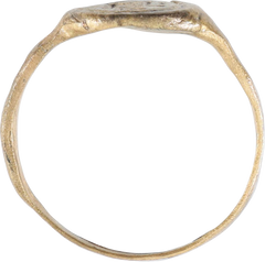 MEDIEVAL/BYZANTINE WOMAN’S RING C.600-900 AD, SIZE 8 ¼ - Fagan Arms