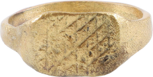 MEDIEVAL BYZANTINE RING C.400-700 AD, SIZE 12