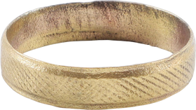 FINE VIKING WEDDING RING,900-1050 AD  SIZE 9 ½