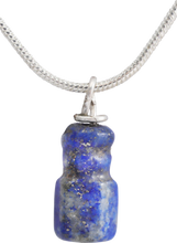 VIKING LAPIS LAZULI AMULET NECKLACE C.800-1050 AD