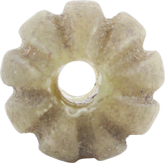 FINE VIKING MELON FORM GLASS BEAD 850-1050 AD - Fagan Arms