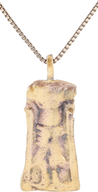 MEDIEVAL EUROPEAN BELT END FROM A BALDRICK NECKLACE C.1200-1450AD
