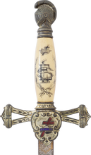 KNIGHTS TEMPLAR SWORD, C. 1900-30