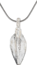 ANCIENT NEAR EAST/CAUCASIAN ARROWHEAD PENDANT NECKLACE 9TH-7TH CENTURY BC