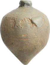 CRUSADES POTTERY GRENADE, 10TH-12TH CENTURY