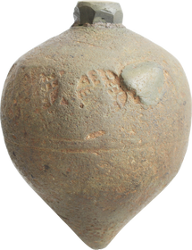 CRUSADES POTTERY GRENADE, 10TH-12TH CENTURY