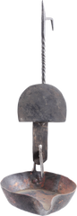 COLONIAL AMERICAN GREASE LAMP, 17TH-18TH CENTURY - Fagan Arms