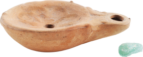 ROMAN TERRA COTTA OIL LAMP 50BC-70AD
