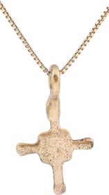 EUROPEAN CHRISTIAN CONVERT’S CROSS NECKLACE, 9th-10th CENTURY