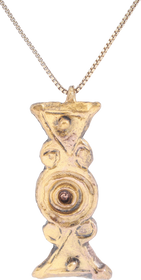 FINE ROMAN LEGIONARY’S SWORD BELT MOUNT NECKLACE MID-LATE 4TH CENTURY AD