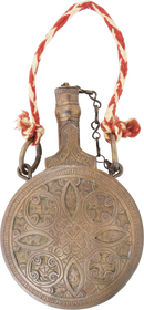 OTTOMAN MOROCCAN POWDER FLASK