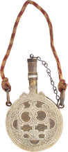 OTTOMAN MOROCCAN POWDER FLASK 19TH CENTURY