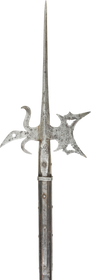 GERMAN HALBERD, LATE 16TH CENTURY